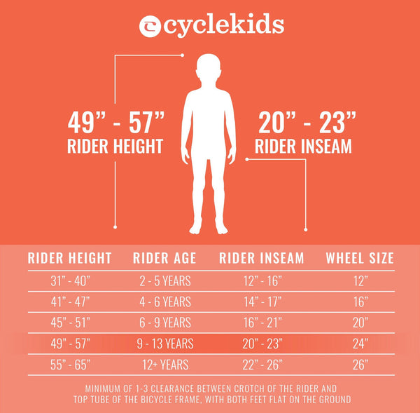 CYCLE Kids 24" Pedal Bike