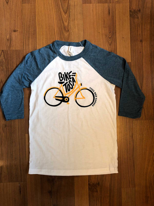 Bike Tosa Kids Raglan T-Shirt