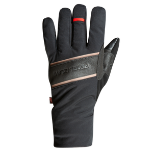 Women's Black Leather Gel Winter Cycling Gloves Touchscreen