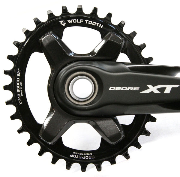 Wolf Tooth Elliptical 96 mm BCD Chainrings for Shimano XT M8000 and SLX M7000