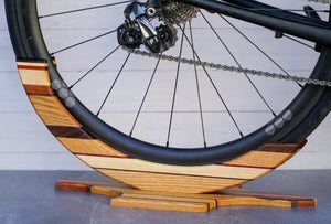 Hand crafted Wisconsin Hardwood Bike Stand